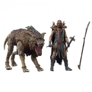 The Hobbit - BD16021 - Pack de 2 Figurine Orque sur son Ouargue