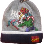 Bonnet Gris officiellement certifiée Authentique des SUPERHEROES MARVEL COMICS: Spiderman, Iron Man, L'incroyable Hulk et Captain America - Marchandise certifiée MARVEL COMICS