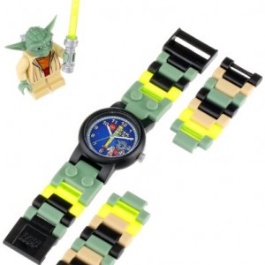 Lego - 9002076 - Star Wars - Yoda - Coffret Cadeau - Montre Garçon - Quartz Analogique - Bracelet Plastique + Figurine